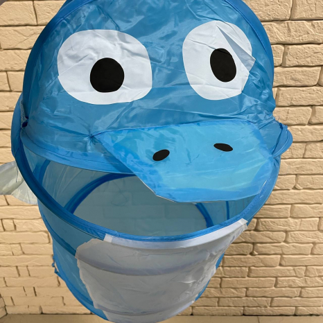 Корзина для игрушек в форме бочки - животного Акула,  M 0282