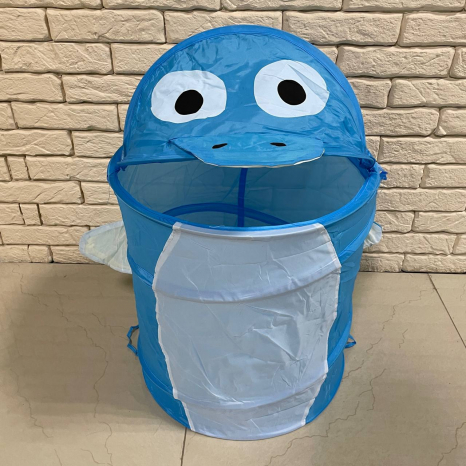 Корзина для игрушек в форме бочки - животного Акула,  M 0282