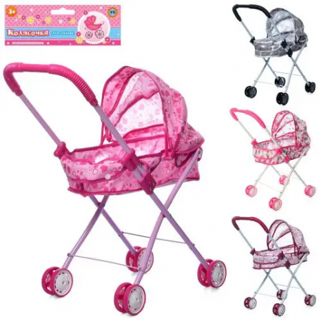 Коляска для кукол с люлькой железная M 0354 U/R 