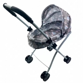 Коляска для ляльок із люлькою залізна M 0354 U/R