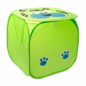 Дитячий кошик для зберігання іграшок квадратний із кришкою Тигр