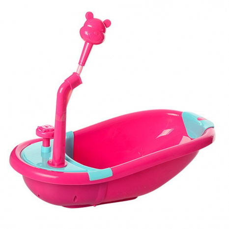 Ванночка  для пупса, рушник, мочалка, качка, флакони M 3836-08