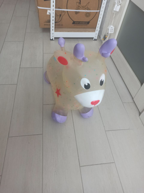 Стрибун гумовий M 48561 (30) 4 види, "Олень", вага 1300 грамів, у пакеті, ВИДАЄТЬСЯ ТІЛЬКИ МІКС ВИДІВ