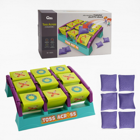 Гра на спритність і увагу "Кинути через" Toss Across (Хрестики-нулики з мішечками)