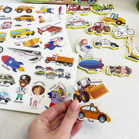 Мягкие магниты "Транспорт", 42 элемента M 50544