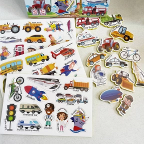 Мягкие магниты "Транспорт", 42 элемента M 50544