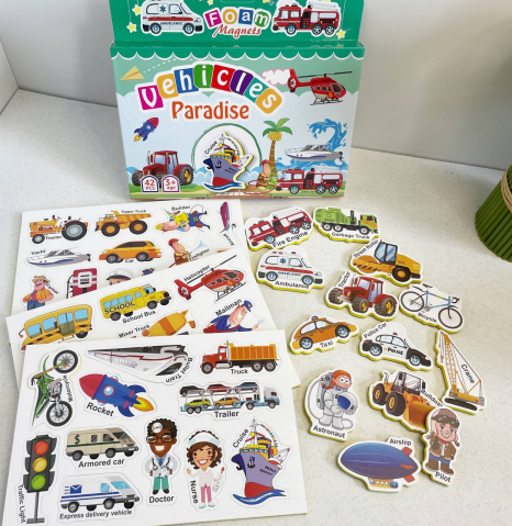 Мягкие магниты "Транспорт", 42 элемента M 50544