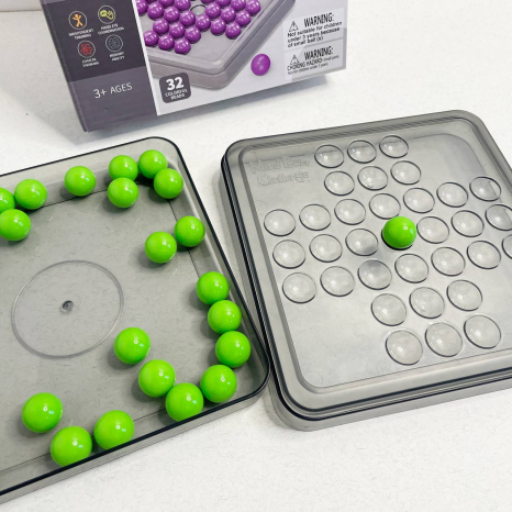 Настільна логічна гра шашки Солітер M 8 H