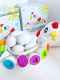 Гра курочка з яйцями-сортерами 12шт, 3 види (фігури, діно, числа-крапочки) M11D-E-F