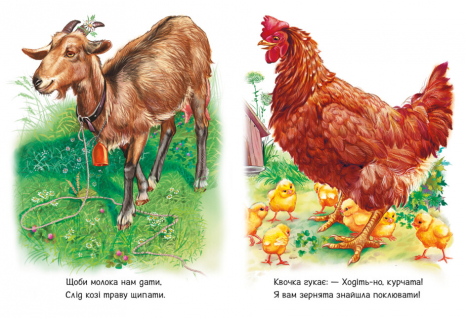 Детская книжка - картонка. Малышам о зверушках : Рядом с нами (укр) М212013У Ранок