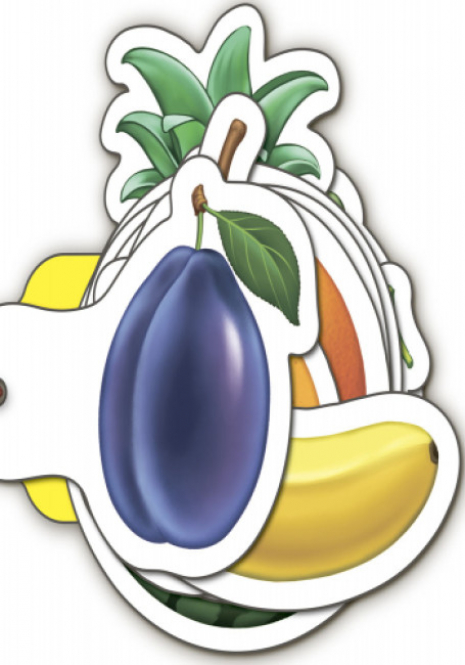 Книжка - картонка: Про все у світі : Фрукти І. Сонечко (укр) М339019У Ранок