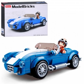 Конструктор SLUBAN  машинка, фiгурка, 169 дет M38-B0706A