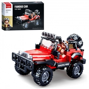 Пластиковий конструктор Джип 253 деталі