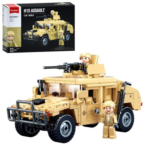 Пластиковий конструктор Військова машина 265 деталей