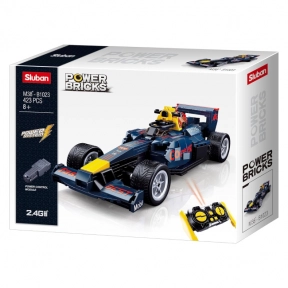 Пластиковий конструктор Гоночний автомобіль на радіокеруванні, 423 деталі SLUBAN M38-B1023 Power Bricks