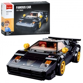 Пластиковий конструктор машинка 1:32 254 деталі SLUBAN M38-B1098