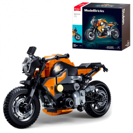 Пластиковий конструктор Мотоцикл 310, 196 деталей SLUBAN M38-B1130 Model Bricks
