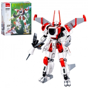 Конструктор SLUBAN M38-B1281 2в1 (робот, літак), фігурка, 234 дет.
