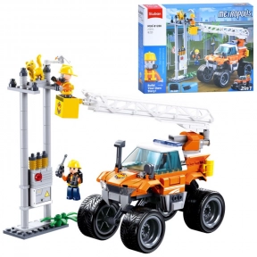 Детский пластиковый конструктор Metropolis: Автовышка, 273 детали, Sluban, M38-B1288