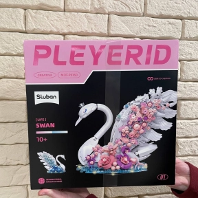 Пластиковий конструктор Лебідь зі світловими ефектами SLUBAN M38-P8160
