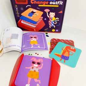 Развивающая логическая игра на пространственное мышление Переодень животных M8A