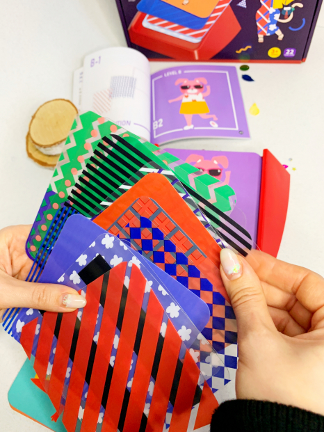 Розвиваюча логічна гра на просторове мислення Переодягни тваринок M8A