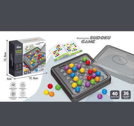 Логічна гра - головоломка Кольорове судоку  (36 кульок, 40 завдань)