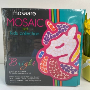 Набір для творчості Mosaaro (укр) Vladi Toys Єдиноріг з пластиковою мозаїкою, MA7013