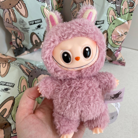 Мягкая игрушка-брелок по мотивам игры Labubu Лабубу 15 см цвет - сюрприз