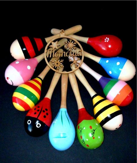 Дерев'яна іграшка Маракас (великий)