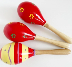 УЦІНКА! Дерев'яна іграшка Маракас (великий)