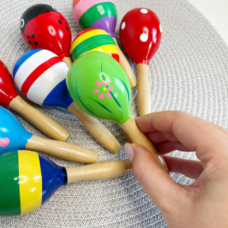 Деревянная игрушка Маракас (средний)