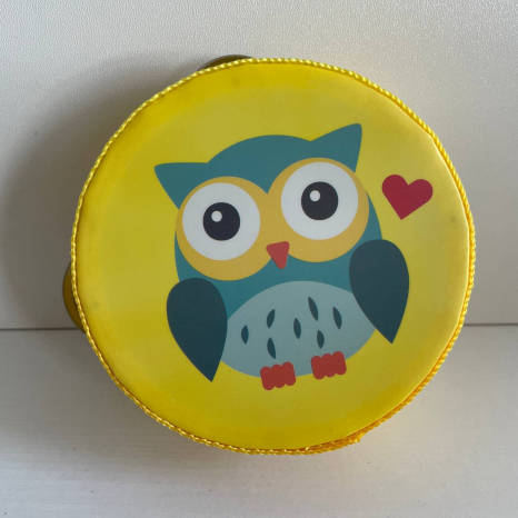 УЦЕНКА. Деревянная игрушка Детский бубен (малий ) 10 см