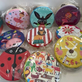 Дерев'яна іграшка Дитячий бубон (середній)