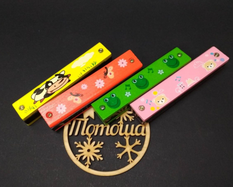 Дерев'яна Губна гармошка в асортименті