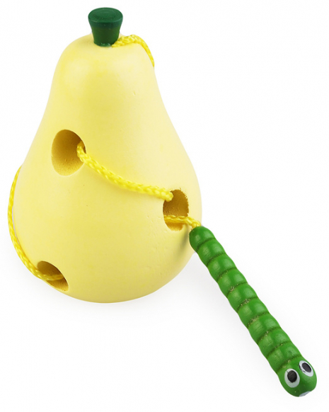 Дерев'яна шнурівка Груша MD 0494