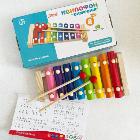 Дерев'яні музичні інструменти Ксилофон / Металофон