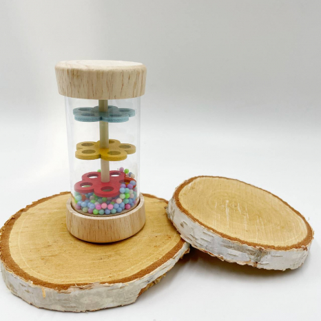 Деревянная игрушка - погремушка Музыка дождя MD 0803