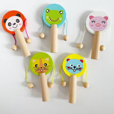 Дерев'яна іграшка "Бубенець-колотушка". MD 0804