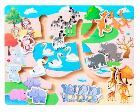 Дерев'яна іграшка Лабіринт MD 0817