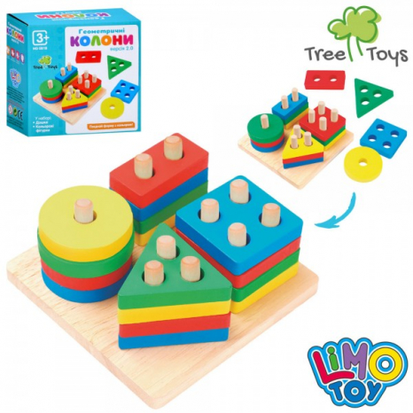 Деревянная игрушка Геометрика MD 0818