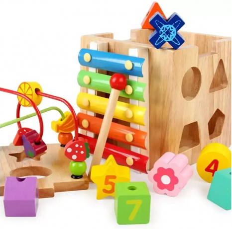 Деревянная игрушка Центр развивающий MD 0821