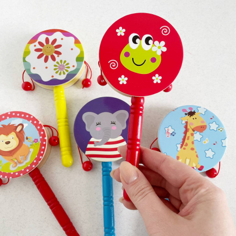 Дерев'яна іграшка Бубонець MD 0823 мікс видів, 7,5-16,5-2 см.