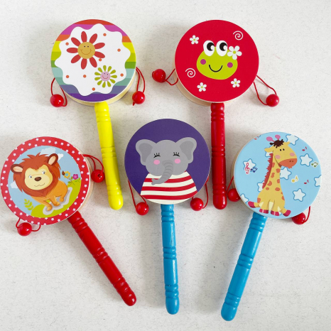 Дерев'яна іграшка Бубонець MD 0823 мікс видів, 7,5-16,5-2 см.