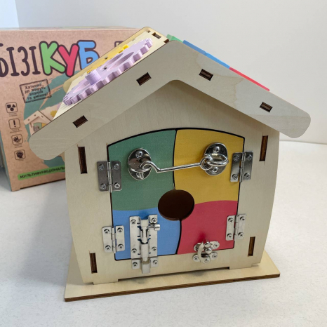 Дитячий розвиваючий Бізікуб будиночок MD 0838