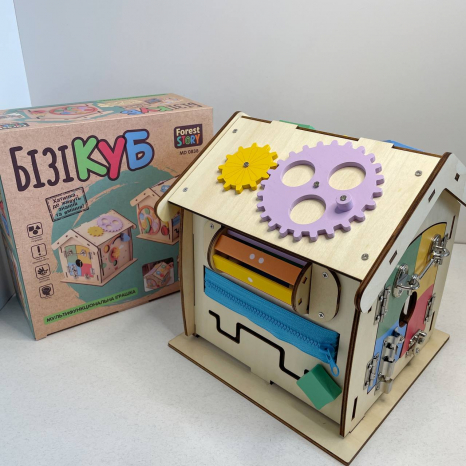 Дитячий розвиваючий Бізікуб будиночок MD 0838