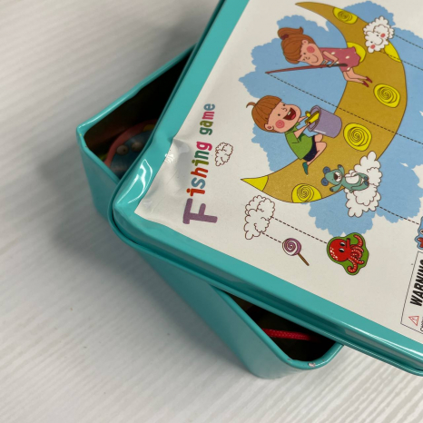 УЦІНКА!!! Дерев'яна іграшка Магнітна рибалка у коробці