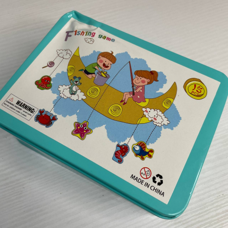 УЦІНКА!!! Дерев'яна іграшка Магнітна рибалка у коробці