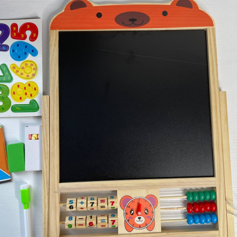 УЦІНКА!!! Мольберт настільний, дерев'яна магнітна дошка для малювання