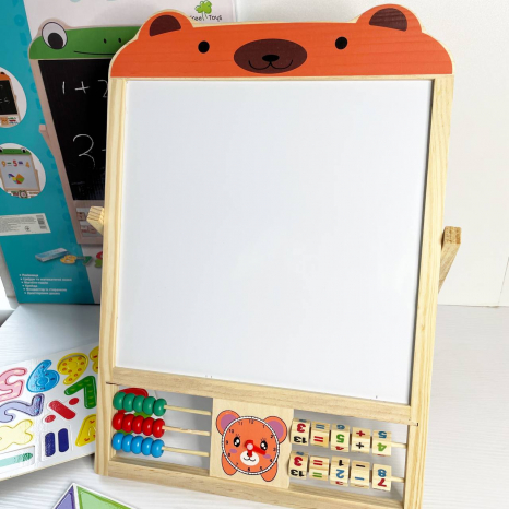 УЦІНКА!!! Мольберт настільний, дерев'яна магнітна дошка для малювання